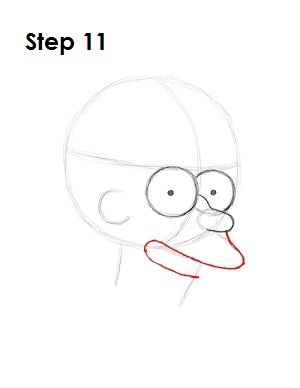 300x388 How To Draw Fry - Futurama Drawings