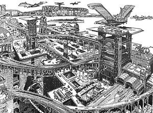 300x221 Future City Drawings Fine Art America - Future City Drawing