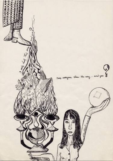 375x533 Past, Present And Future Drawing - Future Drawing