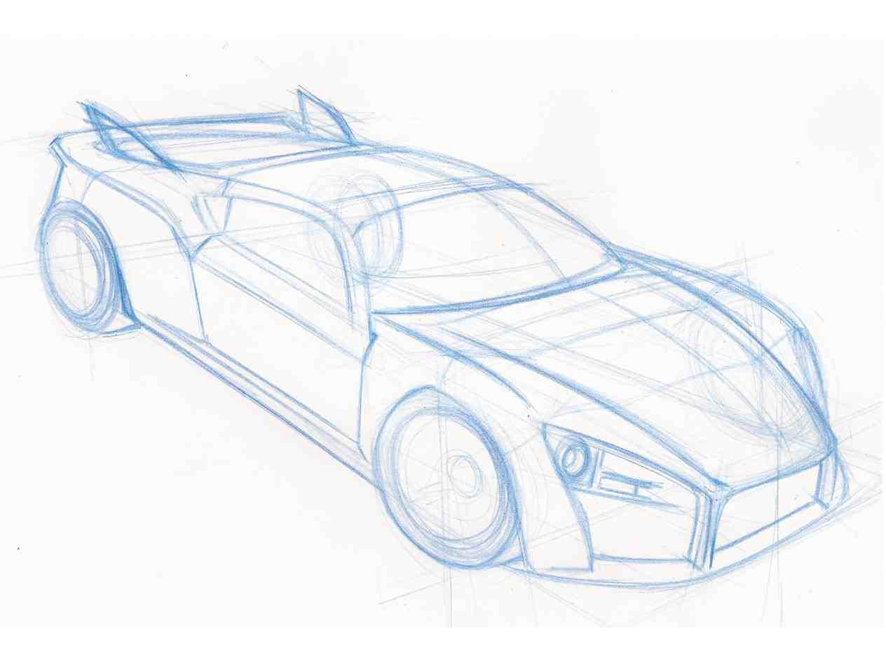 1264x948 drawings adventure of the future shooting brake concept on behance - Futuristic Car Drawing