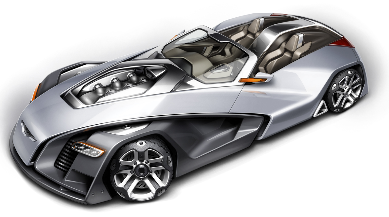 1280x714 tutorial design a concept car transportation robrady blog - Futuristic Car Drawing