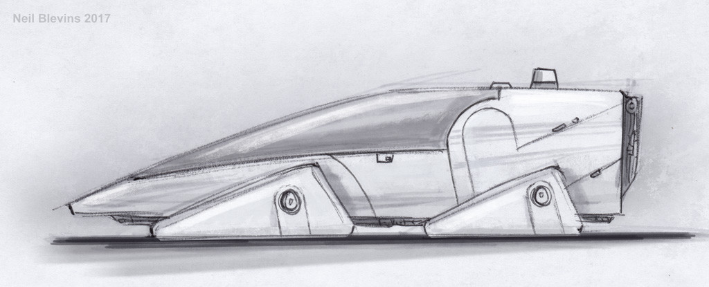 1024x415 artstation - Futuristic Car Drawing
