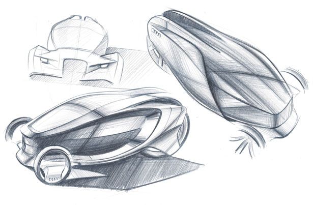 615x403 audi futuristic vehicle - Futuristic Car Drawing