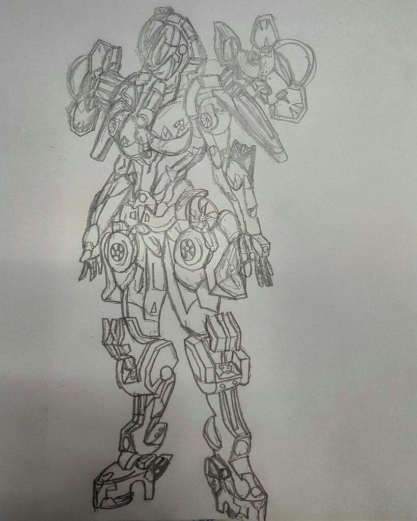 819x1024 Futuristic Battle Armor Drawing Anime Amino - Futuristic Drawings