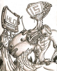 242x300 Futuristic Drawings - Futuristic Drawings