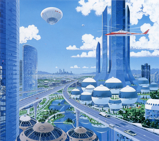 509x450 Retro Future A Gallery Of Futuristic Illustrations From The Past - Futuristic Drawings