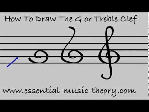 480x360 How To Draw The G Clef - G Clef Drawing