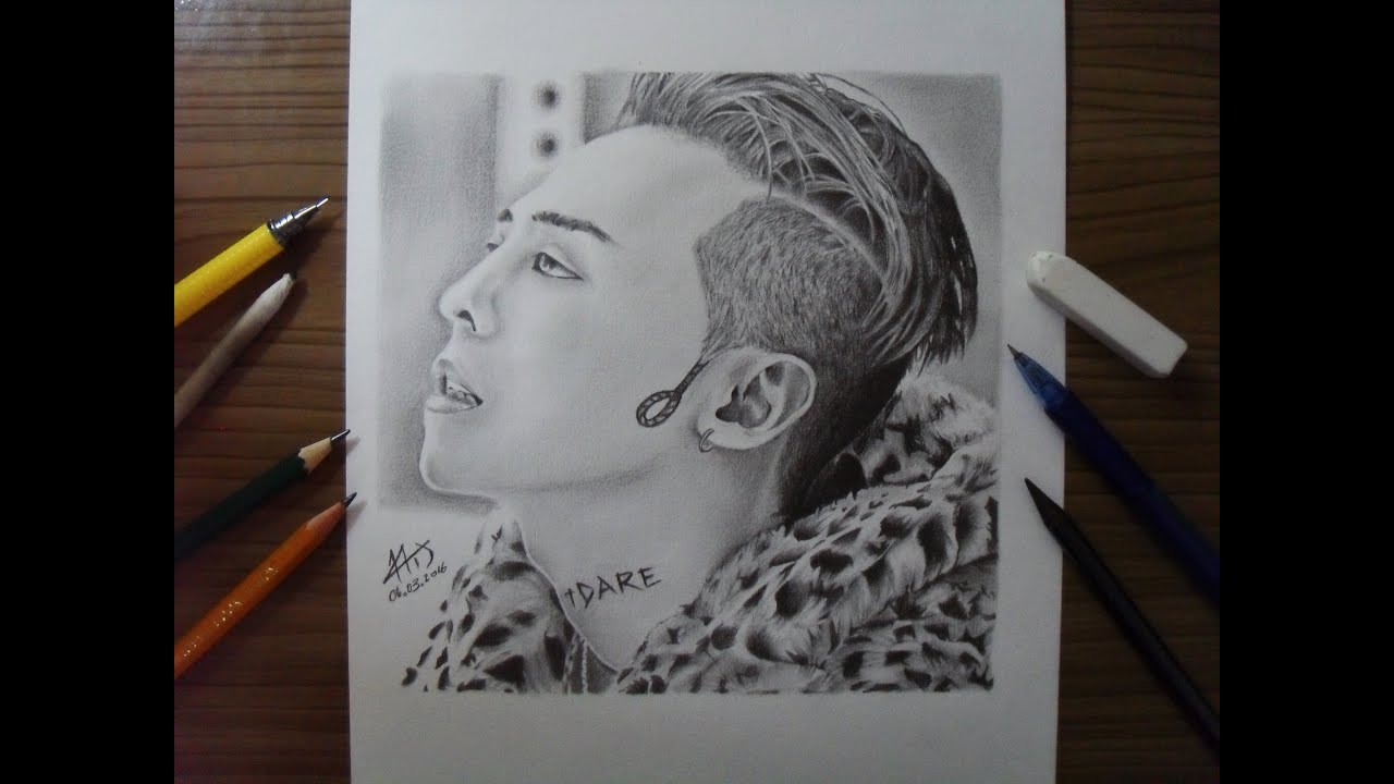 1280x720 Speed Drawing - G Dragon Drawing