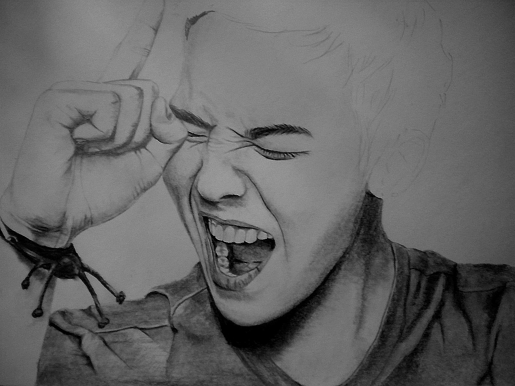 1024x768 Sunrise Monster =d Images G Dragon Drawing Hd Wallpaper - G Dragon Drawing