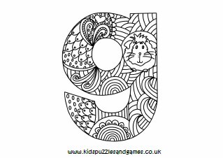 319x226 g mindful lowercase colouring sheet - G Drawing