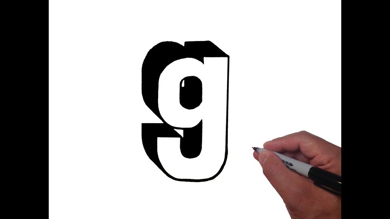 1280x720 how to draw letter g in lowercase - G Drawing
