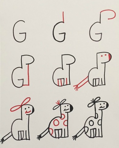 392x485 The Activity Mom - G Drawing