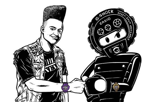 646x430 g shock x back in the days tour - G Shock Drawing