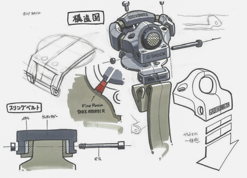 860x619 an afternoon in tokyo with the man who designs casio g shock - G Shock Drawing