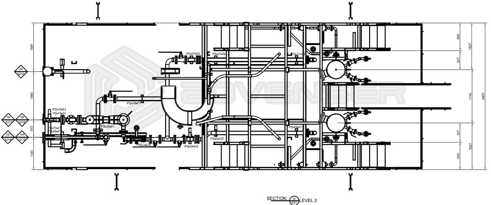 955x400 General Assembly Drawings, Mechanical Parts Drawing - Ga Drawing