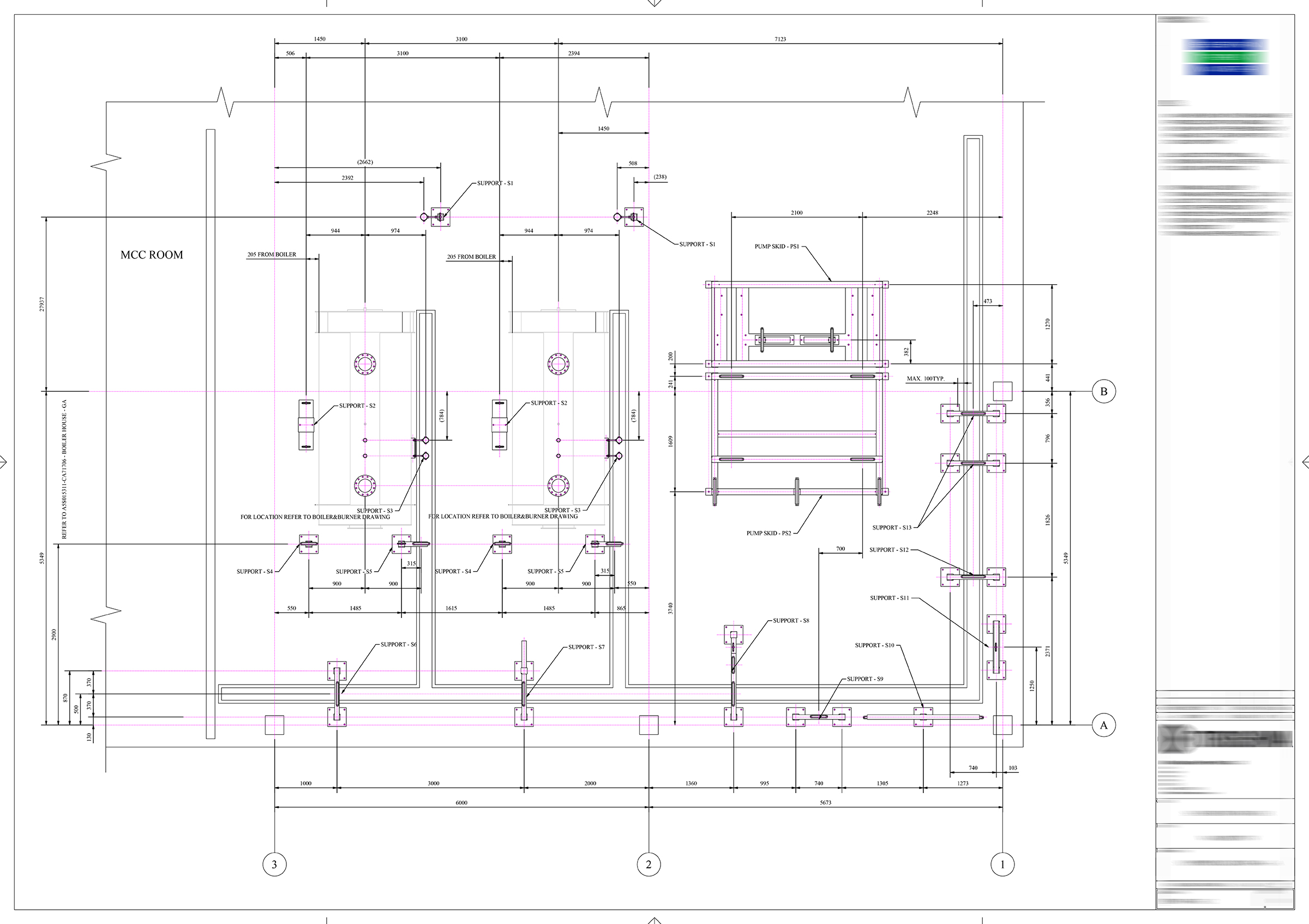 2400x1694 ga drawing pump skid for free download - Ga Drawing