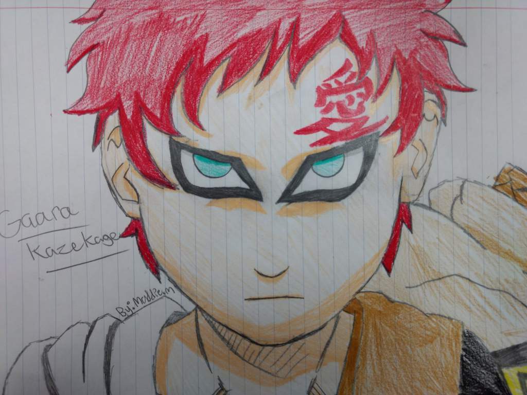 1024x768 Gaara Drawing Naruto Amino - Gaara Drawing