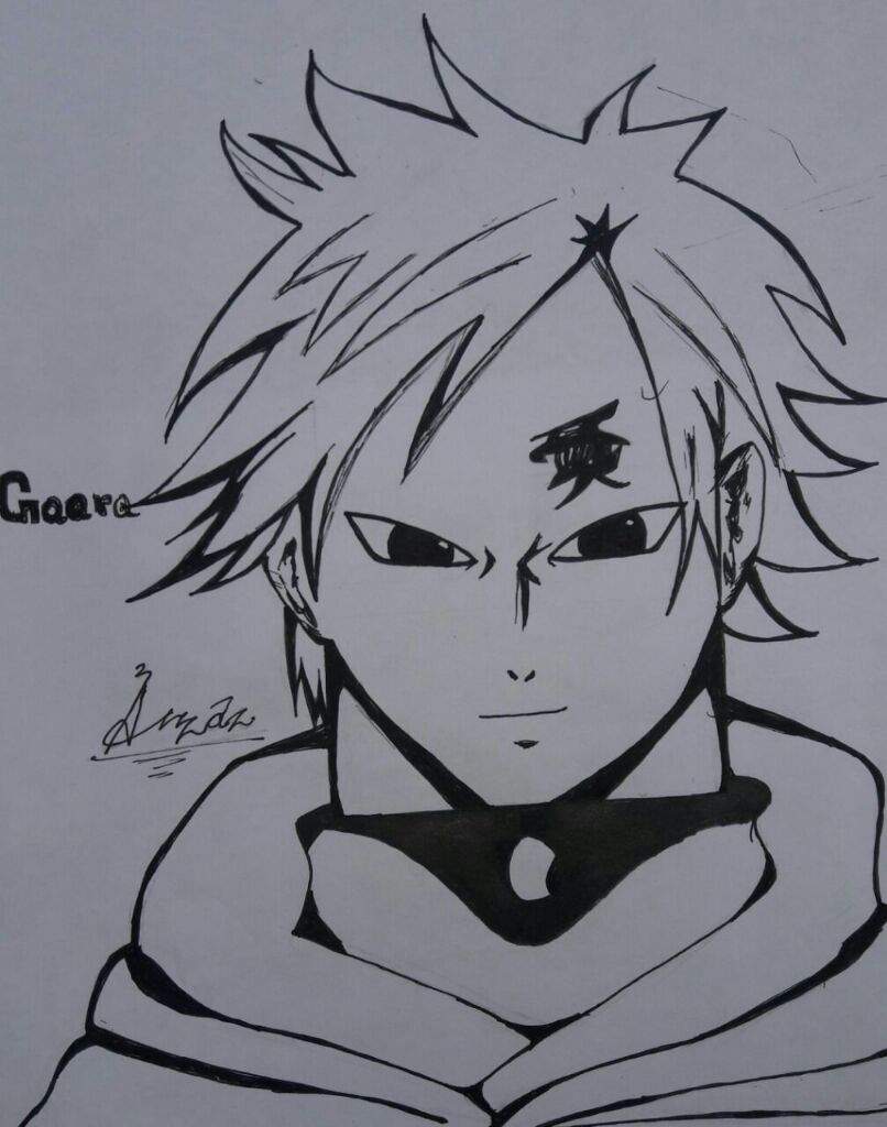 806x1024 My New Drawing Of Gaara Naruto Amino - Gaara Drawing