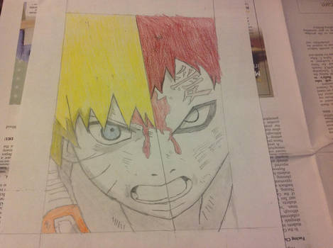 469x350 Narutogaara Drawing - Gaara Drawing