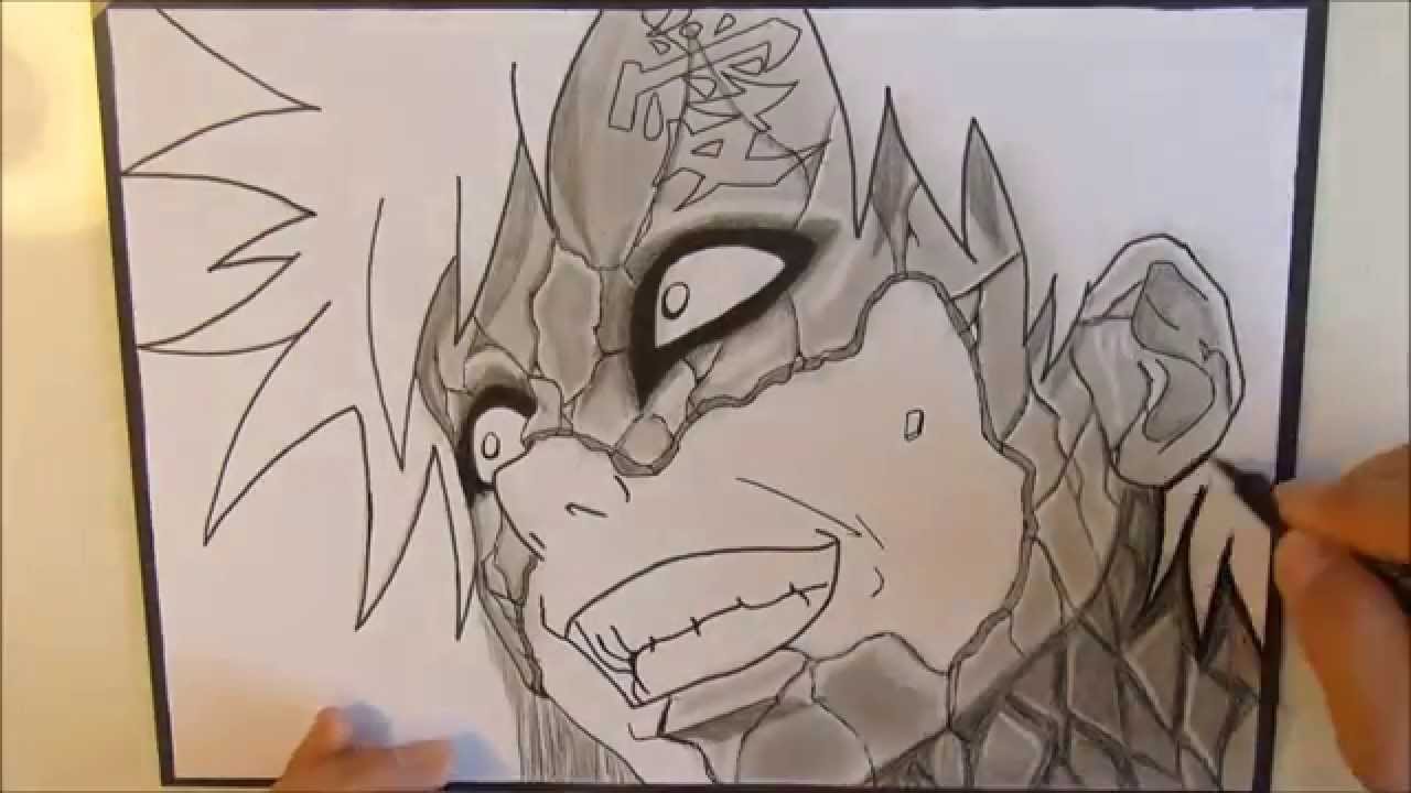 1280x720 Speed Drawing - Gaara Drawing