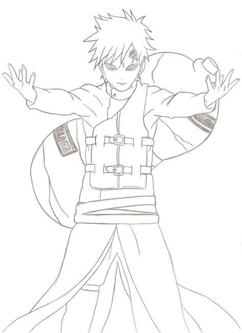 474x652 Gaara Drawing Drawings Drawings, Sketches, Gaara - Gaara Drawing