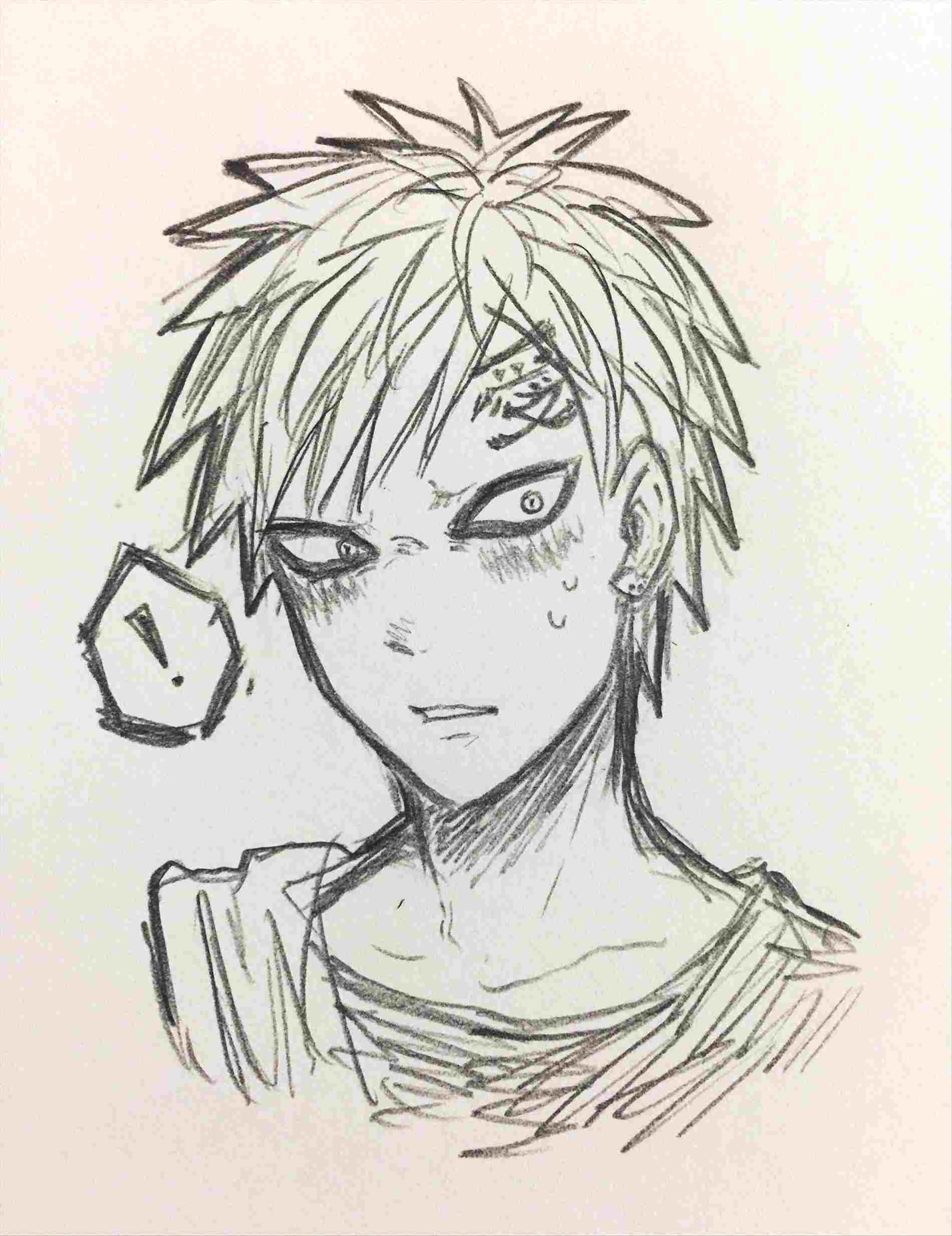 1900x2465 of free gaara drawing simple download on ubisaferhubisafeorg how - Gaara Drawing