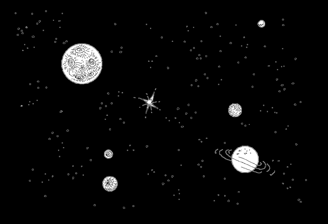 1280x875 drawing art black and white indie my art draw space galaxy stars - Galaxy Drawing