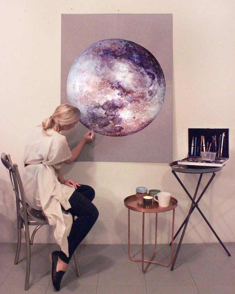 750x938 Vibrant Color Pencil Drawings Show Everyday Items In Incredible Detail - Galaxy Drawing Color Pencil