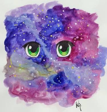 375x393 Galaxy Eye Drawing - Galaxy Eye Drawing