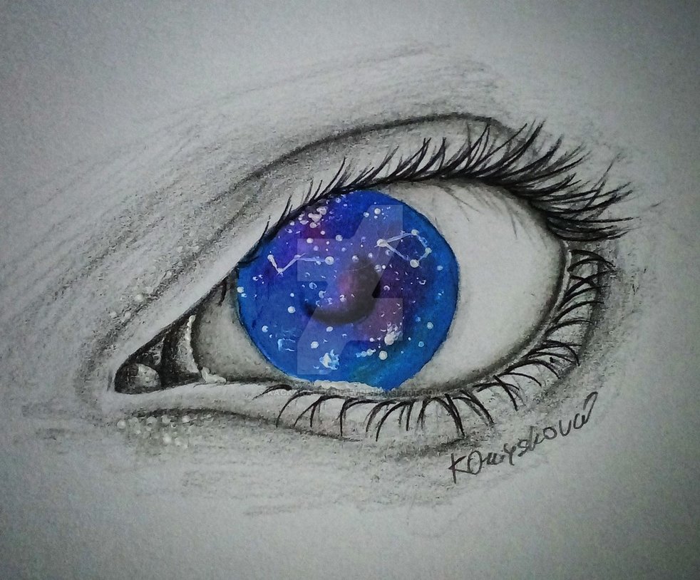 982x814 Galaxy Eye - Galaxy Eye Drawing