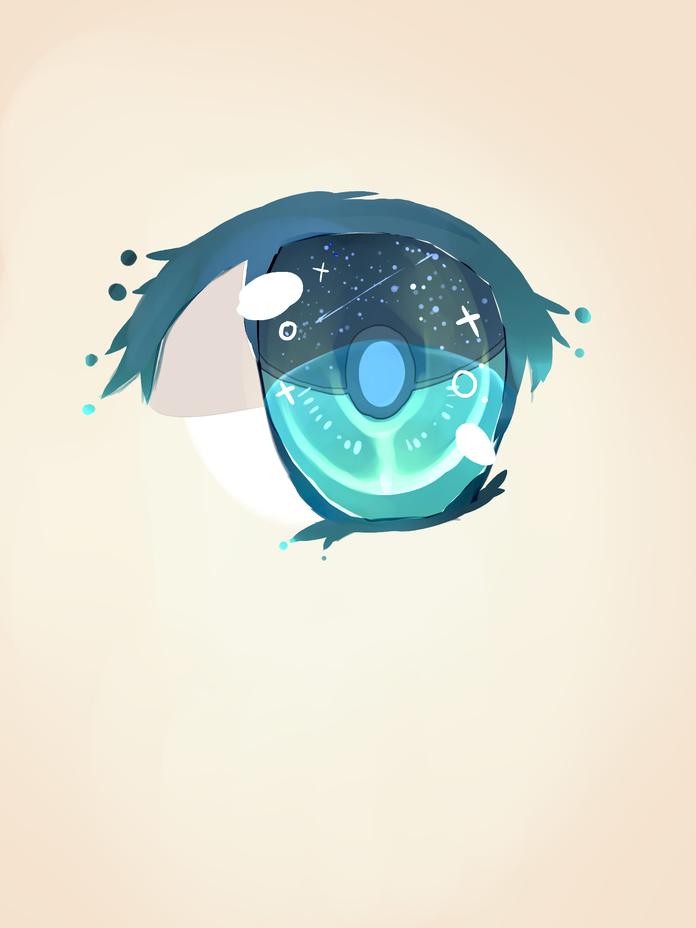 696x928 How To Draw Eye - Galaxy Eye Drawing