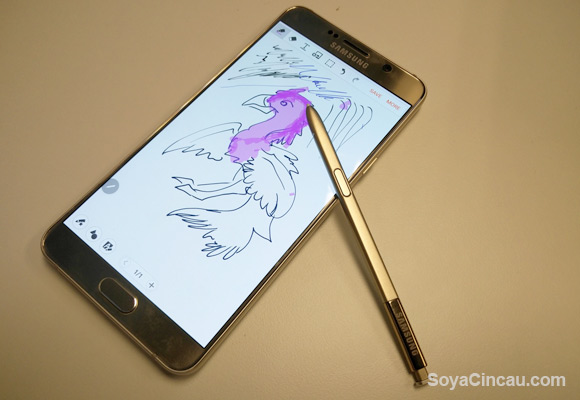 580x400 Here's All You Need To Know About The S Pen On The Galaxy - Galaxy Note Drawing