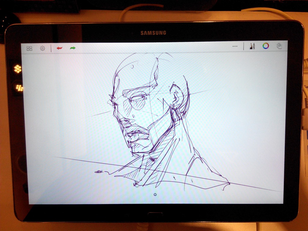 1024x768 Samsung Note Pro Tablet Review - Galaxy Note Drawing