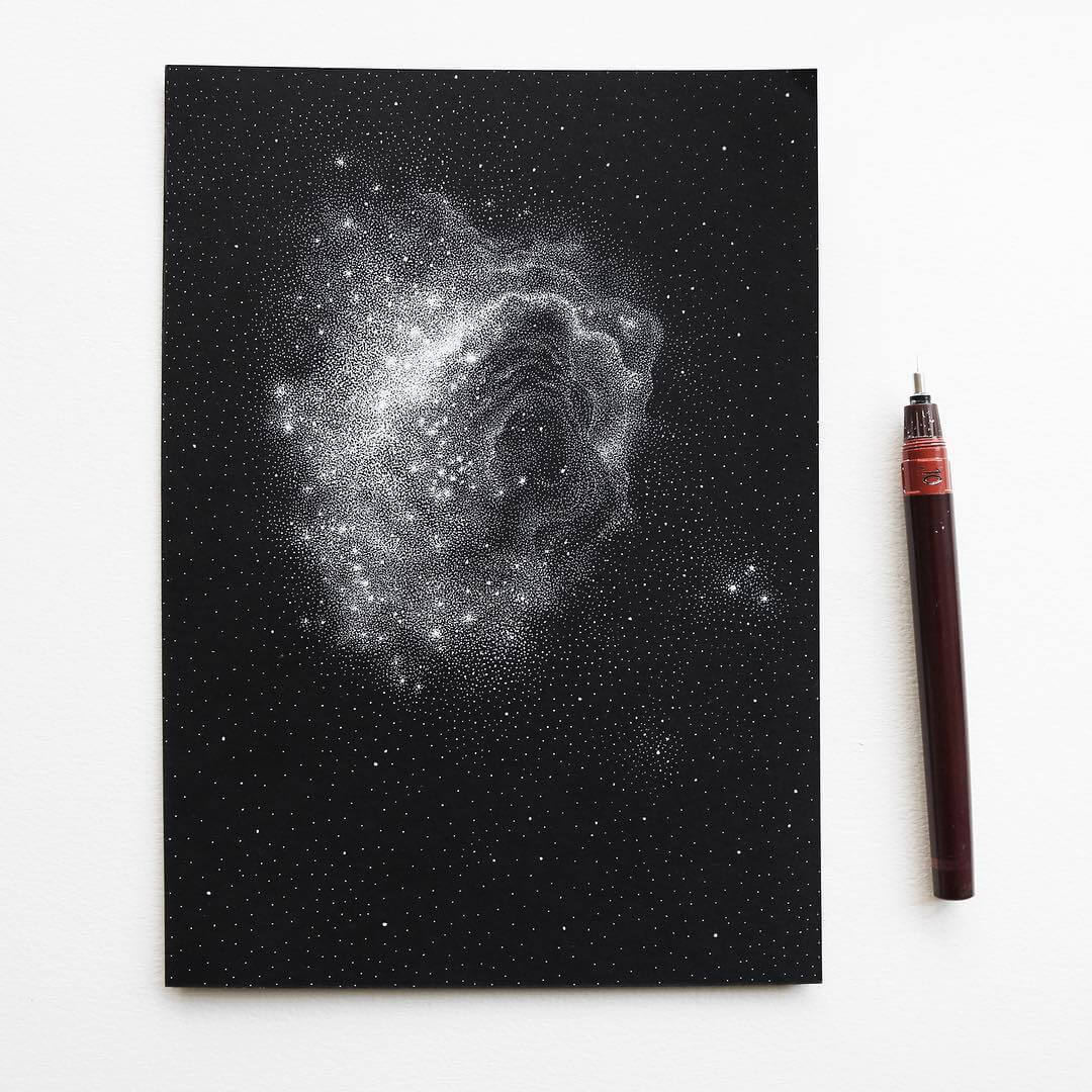 How To Draw A Galaxy With Pencil