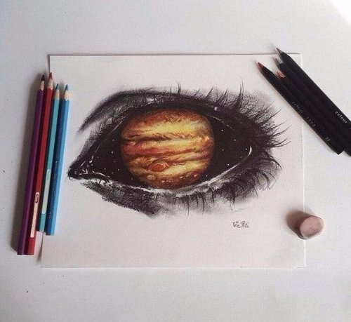 galaxy pen drawing