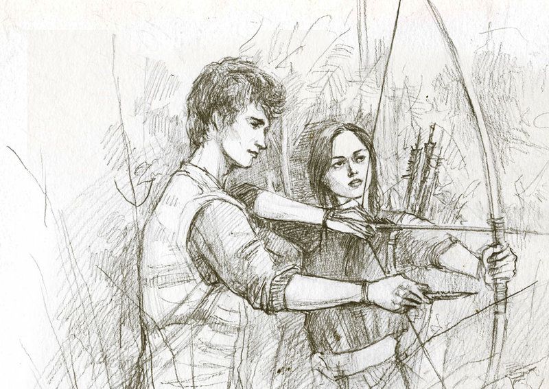 800x567 katniss galei like this drawing not only because it's really - Gale Drawing