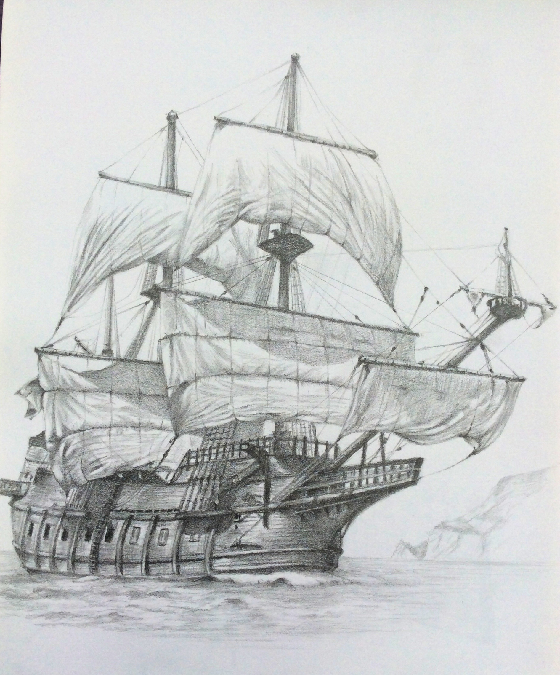 Galleon Drawing at Explore collection of Galleon