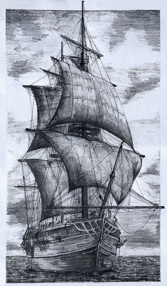 Galleon Drawing at Explore collection of Galleon