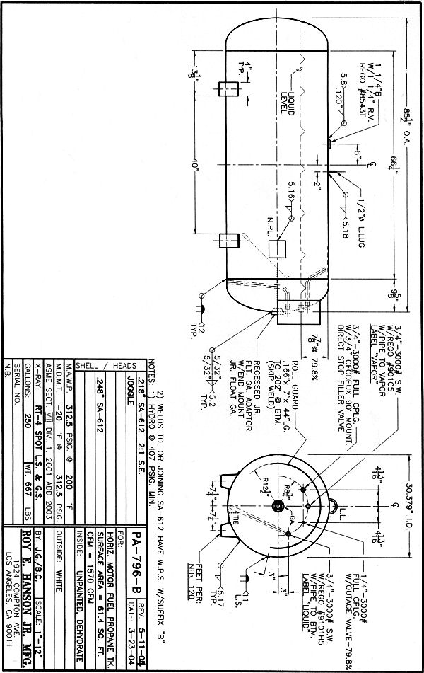 600x951 motor fuel propane tank gallon - Gallon Drawing