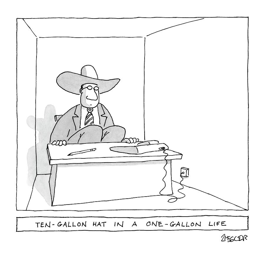 900x878 ten gallon hat in a one gallon life drawing - Gallon Drawing