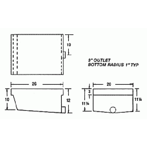 500x500 gallon rv holding tank - Gallon Drawing