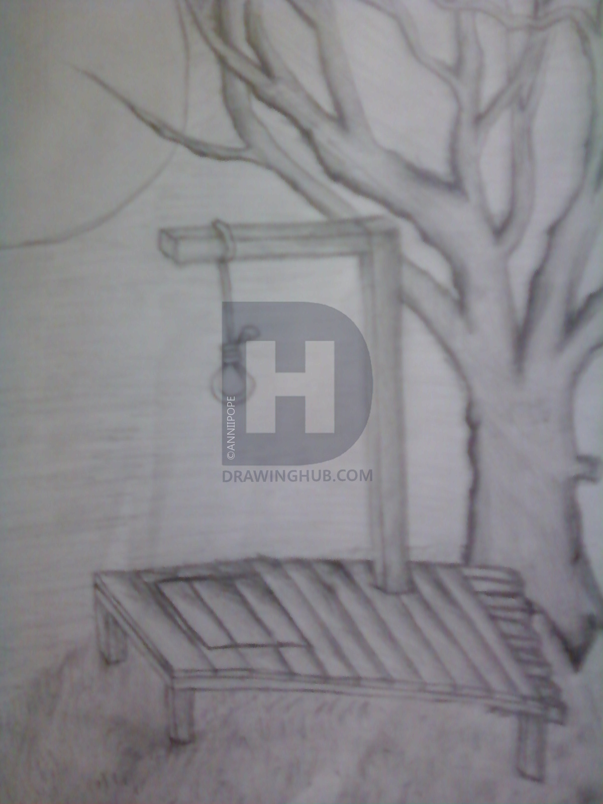 1200x1600 The Gallows Drawing - Gallows Drawing