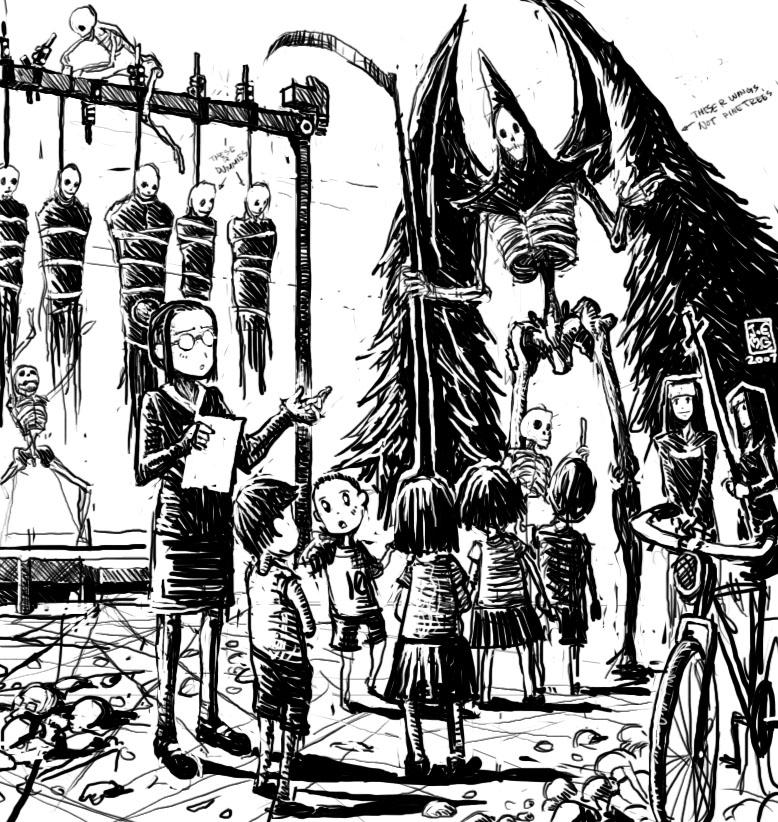 778x822 The Gallows Group - Gallows Drawing