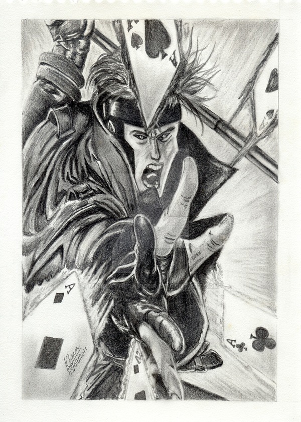 600x841 Gambit Drawing - Gambit Drawing