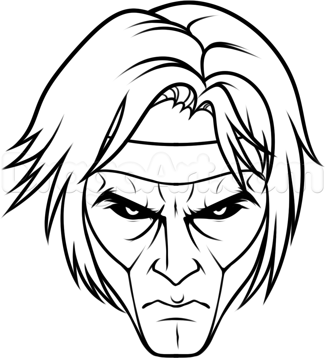 1080x1189 How To Draw Gambit Easy, Step - Gambit Drawing