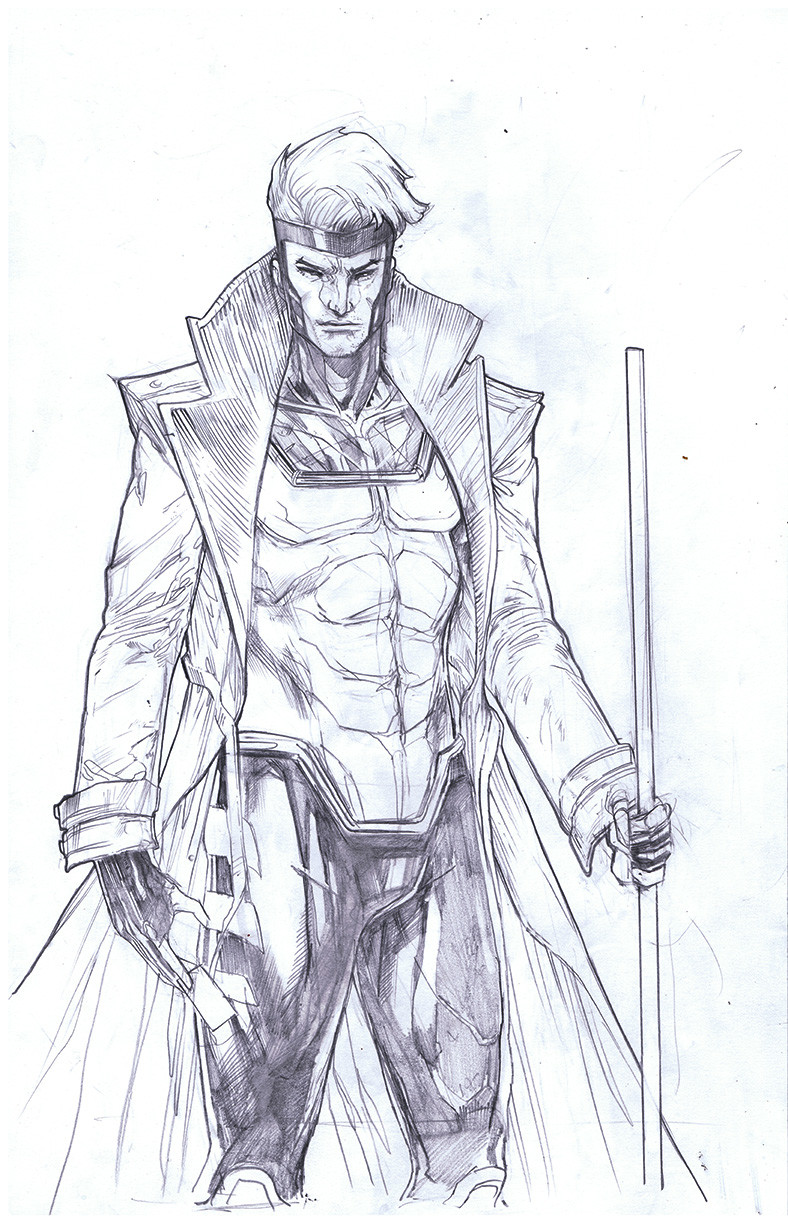 Gambit Drawing at PaintingValley.com | Explore collection of Gambit Drawing