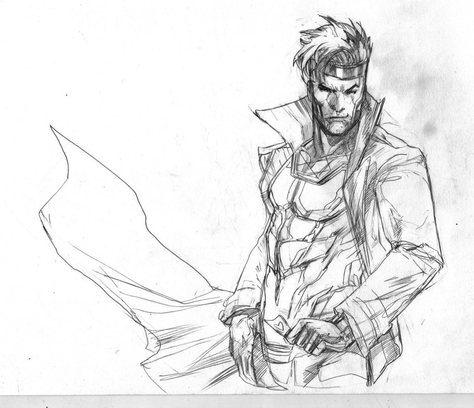 963x829 Gambit Drawing For Free Download - Gambit Drawing