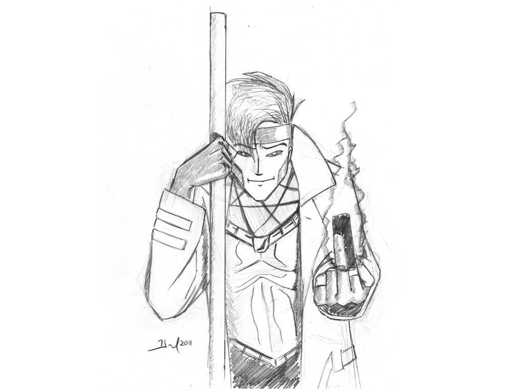 1000x761 Gambit Drawing Easy For Free Download - Gambit Drawing