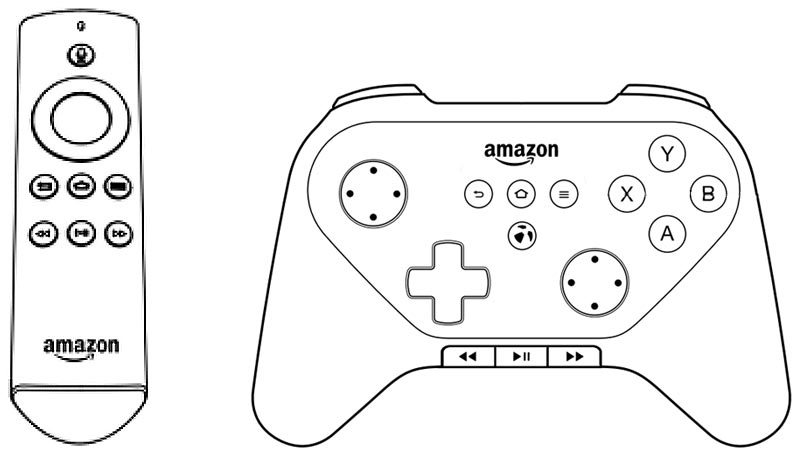 800x450 Next Gen Amazon Fire Tv Remote And Game Controller Likely Use Wifi - Game Controller Drawing