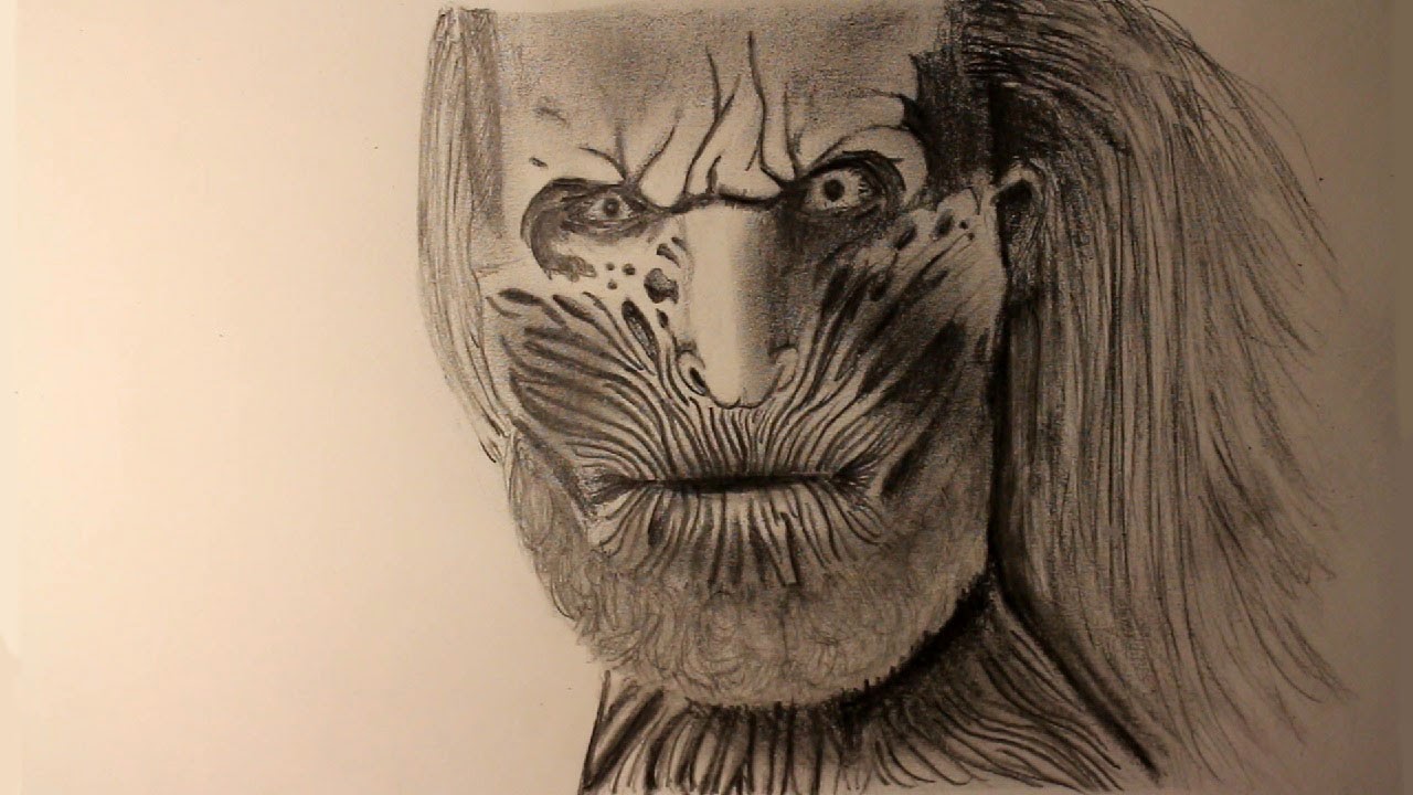 1280x720 How To Draw A White Walker From Game Of Thrones - Game Of Thrones Drawings